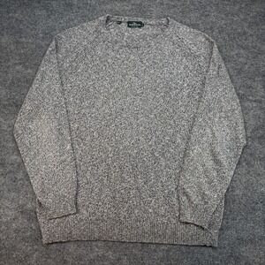 Rodd & Gunn Sweater Mens XL Gray Long Sleeve Crew Solid Italian Yarn